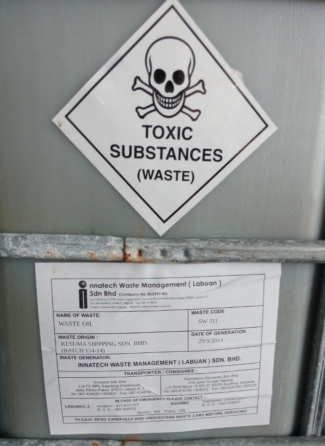 Scheduled Waste Labelling, Code Guide and Common Mistake INNATECH
